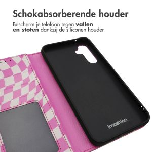 iMoshion Design Bookcase Samsung Galaxy A34 (5G) - Retro Pink