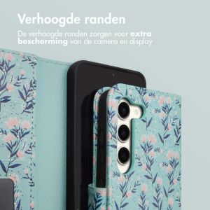 iMoshion Design Bookcase Samsung Galaxy S23 - Blue Flowers