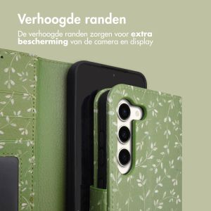 iMoshion Design Bookcase Samsung Galaxy S23 - Green Flowers