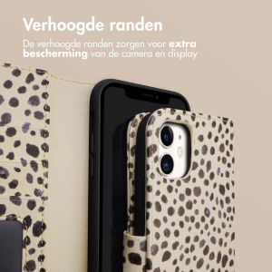 iMoshion Design Bookcase iPhone 11 - Black And White Dots