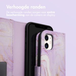 iMoshion Design Bookcase iPhone 11 - Purple Marble
