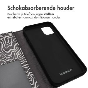 iMoshion Design Bookcase iPhone 11 - Black And White