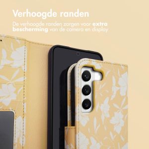 iMoshion Design Bookcase Samsung Galaxy S22 - Yellow Flowers