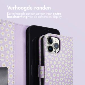 iMoshion Design Bookcase iPhone 12 (Pro) - White Daisy
