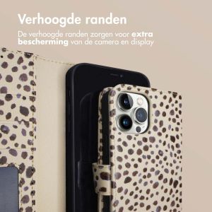 iMoshion Design Bookcase iPhone 12 (Pro) - Black And White Dots