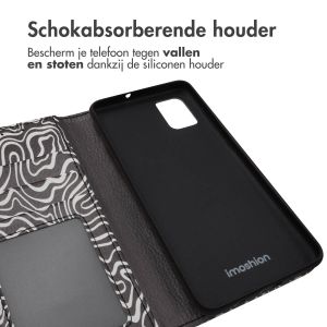 iMoshion Design Bookcase Samsung Galaxy A51 - Black And White