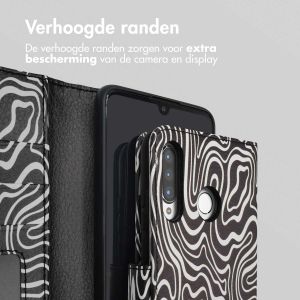 iMoshion Design Bookcase Huawei P30 Lite - Black And White