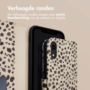 iMoshion Design Bookcase iPhone Xr - Black And White Dots