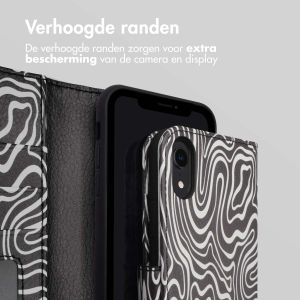 iMoshion Design Bookcase iPhone Xr - Black And White