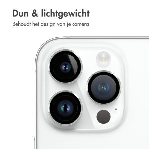 iMoshion 2 Pack Camera lens protector iPhone 14 Pro / 14 Pro Max - Zilver