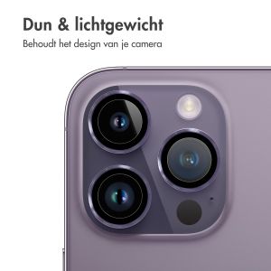 iMoshion 2 Pack Camera lens protector iPhone 14 Pro / 14 Pro Max - Paars