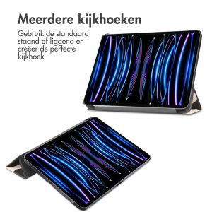 iMoshion Trifold Design Bookcase iPad Pro 11 (2022) / Pro 11 (2021) - Leopard