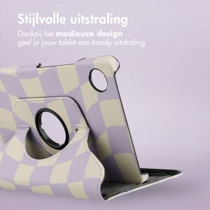 iMoshion 360° Draaibare Design Bookcase Samsung Galaxy Tab A9 8.7 inch - Dancing Cubes