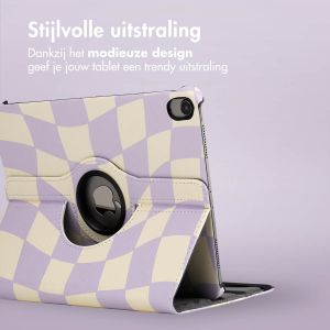 iMoshion 360° Draaibare Design Bookcase iPad Air 5 (2022) / Air 4 (2020) - Dancing Cubes