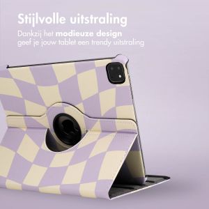 iMoshion 360° Draaibare Design Bookcase iPad Pro 12.9 (2018 / 2020 / 2021 / 2022) - Dancing Cubes