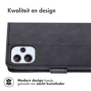 iMoshion Luxe Bookcase Xiaomi Redmi 12 - Zwart