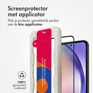 Accezz Gehard Glas Full Cover Screenprotector met applicator Samsung Galaxy A54 / S23 FE - Transparant