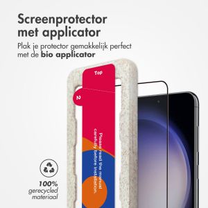 Accezz Triple Strong Full Cover Glas Screenprotector met applicator Samsung Galaxy S22 / S23 - Transparant