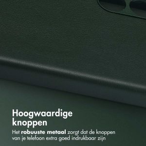 Accezz MagSafe Leather Backcover Samsung Galaxy S24 - Cedar Green