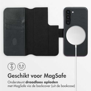 Accezz Leather Bookcase 2-in-1 met MagSafe Samsung Galaxy S23 - Onyx Black