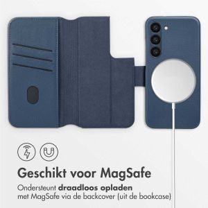 Accezz Leather Bookcase 2-in-1 met MagSafe Samsung Galaxy S23 - Nightfall Blue