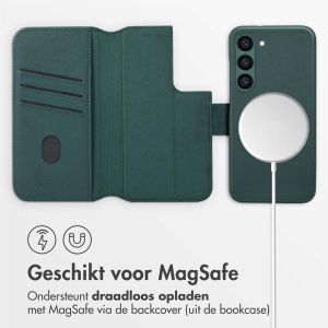 Accezz Leather Bookcase 2-in-1 met MagSafe Samsung Galaxy S23 - Cedar Green