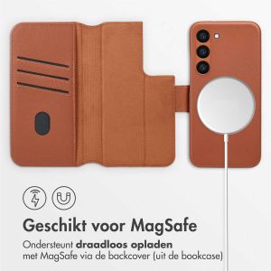 Accezz Leather Bookcase 2-in-1 met MagSafe Samsung Galaxy S23 - Sienna Brown