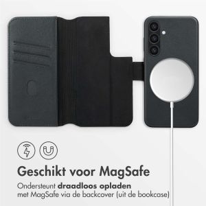 Accezz Leather Bookcase 2-in-1 met MagSafe Samsung Galaxy S23 FE - Onyx Black