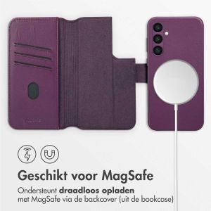 Accezz Leather Bookcase 2-in-1 met MagSafe Samsung Galaxy S24 Plus - Heath Purple