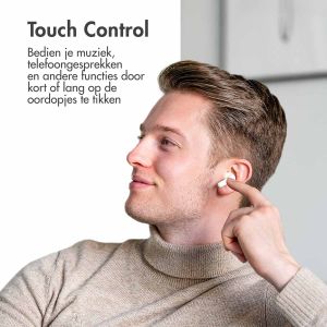 iMoshion Aura Earbuds - Draadloze oordopjes - Bluetooth draadloze oortjes - Wit