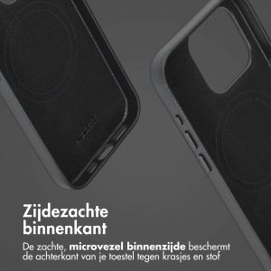 Accezz Leather Bookcase 2-in-1 met MagSafe iPhone 15 Pro - Onyx Black