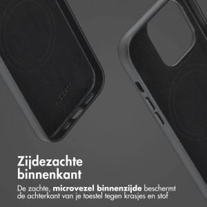 Accezz Leather Bookcase 2-in-1 met MagSafe iPhone 14 Pro - Onyx Black