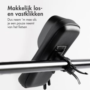 iMoshion Telefoonhouder fiets - Spatwaterdicht - Met Zonneklep - Zwart