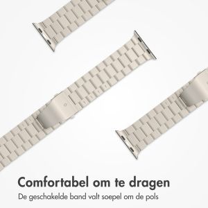 iMoshion Stalen bandje Apple Watch Series 1-9 / SE - 38/40/41 mm - Sterrenlicht