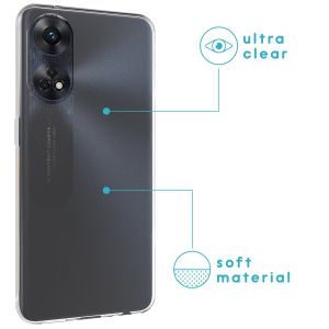 Softcase Backcover Oppo Reno 8T (4G) - Transparant