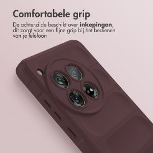 iMoshion EasyGrip Backcover OnePlus 12 - Aubergine