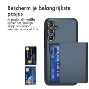 iMoshion Backcover met pasjeshouder Samsung Galaxy S23 FE - Donkerblauw