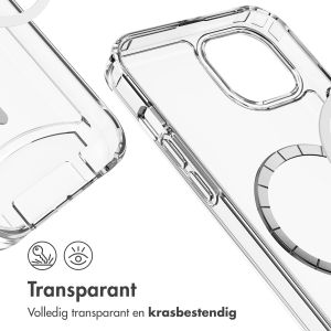iMoshion MagSafe Backcover met afneembaar koord iPhone 12 (Pro) - Transparant