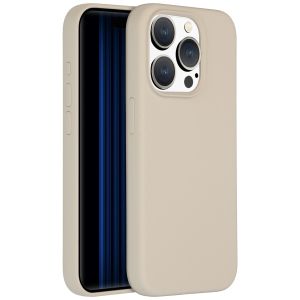 Accezz Liquid Silicone Backcover iPhone 15 Pro - Stone