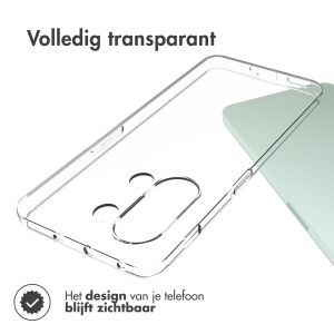 Accezz Clear Backcover OnePlus Nord 3 - Transparant