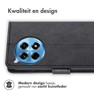 iMoshion Luxe Bookcase OnePlus 12R - Zwart