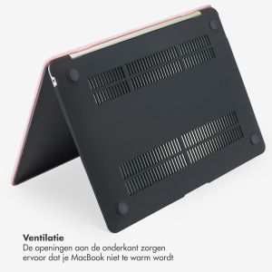 Selencia Geweven Cover MacBook Pro 13 inch (2020 / 2022) - A2289 / A2251 - Roze
