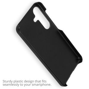 Ontwerp je eigen Samsung Galaxy S24 Plus hardcase hoesje - Zwart