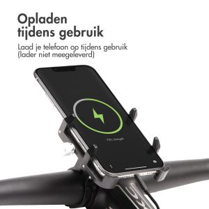 iMoshion Aluminium Telefoonhouder fiets - Lichtgewicht - Verstelbaar - Zwart