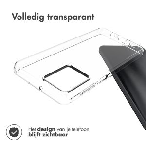 Accezz Clear Backcover Motorola Moto G54 - Transparant