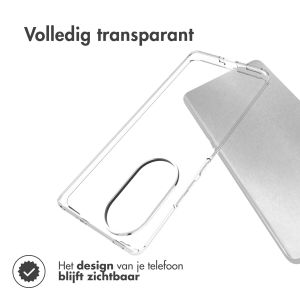 Accezz Clear Backcover Oppo Reno 10 / 10 Pro - Transparant