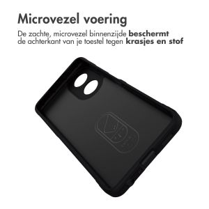 iMoshion EasyGrip Backcover Oppo A58 - Zwart