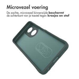 iMoshion EasyGrip Backcover Oppo A58 - Donkergroen