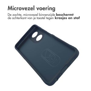 iMoshion EasyGrip Backcover Oppo A58 - Donkerblauw
