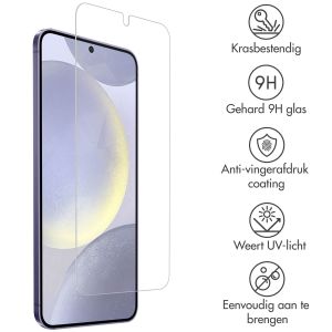 Accezz Gehard Glas Screenprotector Samsung Galaxy S24 Plus - Transparant